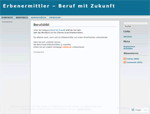 Tablet Screenshot of erbenermittler.wordpress.com