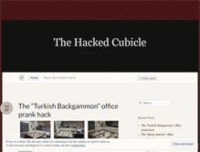 Tablet Screenshot of hackedcubical.wordpress.com