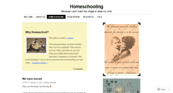 Desktop Screenshot of cleavingtochristhomeschool.wordpress.com