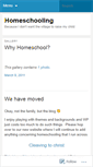 Mobile Screenshot of cleavingtochristhomeschool.wordpress.com