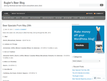 Tablet Screenshot of buglersbeerblog.wordpress.com