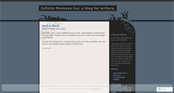 Desktop Screenshot of infinitemonkeysinc.wordpress.com