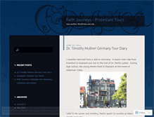 Tablet Screenshot of fjprotestanttours.wordpress.com