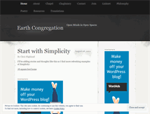 Tablet Screenshot of econgregation.wordpress.com