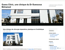 Tablet Screenshot of guessclinic.wordpress.com