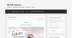 Desktop Screenshot of derekamato.wordpress.com
