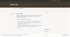 Desktop Screenshot of enjoywithcoffee.wordpress.com