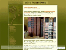 Tablet Screenshot of mkaymac.wordpress.com