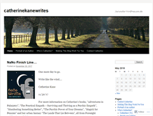 Tablet Screenshot of catherinekanewrites.wordpress.com