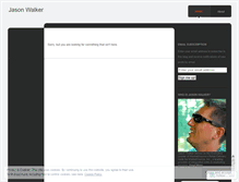 Tablet Screenshot of jasonawalker.wordpress.com