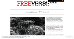 Desktop Screenshot of freeversepress.wordpress.com