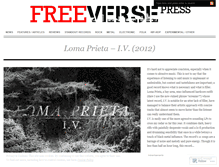 Tablet Screenshot of freeversepress.wordpress.com