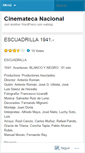 Mobile Screenshot of cinematecanacional.wordpress.com