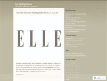 Tablet Screenshot of icypopnews.wordpress.com