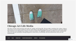 Desktop Screenshot of chicagoartlifemedia.wordpress.com