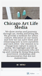 Mobile Screenshot of chicagoartlifemedia.wordpress.com