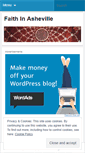Mobile Screenshot of faithinasheville.wordpress.com