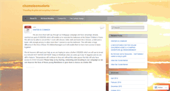 Desktop Screenshot of chameleonsafaris.wordpress.com