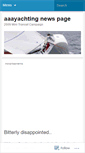 Mobile Screenshot of aaayachting.wordpress.com