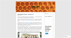 Desktop Screenshot of bees202.wordpress.com