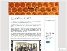 Tablet Screenshot of bees202.wordpress.com