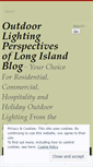 Mobile Screenshot of outdoorlightinglongisland.wordpress.com