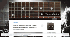 Desktop Screenshot of omusicologo.wordpress.com
