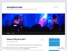 Tablet Screenshot of doingtherounds.wordpress.com