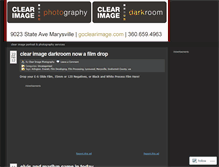 Tablet Screenshot of clearimagestudio.wordpress.com