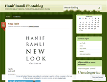Tablet Screenshot of haniframli.wordpress.com