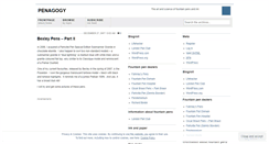 Desktop Screenshot of penagogy.wordpress.com