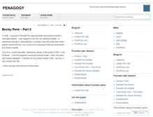 Tablet Screenshot of penagogy.wordpress.com