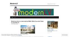 Desktop Screenshot of modernlv.wordpress.com