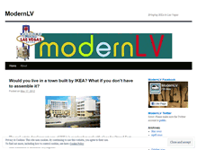 Tablet Screenshot of modernlv.wordpress.com