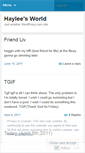 Mobile Screenshot of hayleesworld.wordpress.com