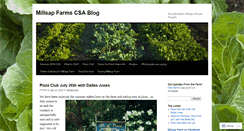 Desktop Screenshot of millsapfarms.wordpress.com