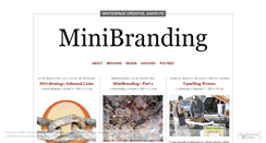 Desktop Screenshot of minibranding.wordpress.com