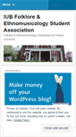 Mobile Screenshot of iubfesa.wordpress.com