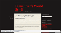 Desktop Screenshot of dizneluver.wordpress.com