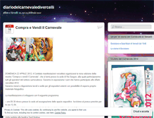 Tablet Screenshot of diariodelcarnevaledivercelli.wordpress.com