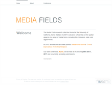 Tablet Screenshot of mediafields.wordpress.com