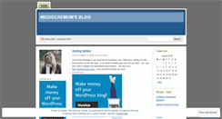 Desktop Screenshot of mediocremum.wordpress.com
