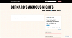 Desktop Screenshot of anxiousnights.wordpress.com