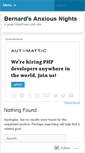 Mobile Screenshot of anxiousnights.wordpress.com