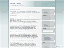 Tablet Screenshot of gnoth.wordpress.com