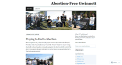 Desktop Screenshot of abortionfree.wordpress.com