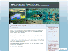 Tablet Screenshot of bonitopantanal.wordpress.com