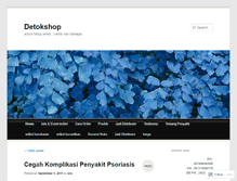 Tablet Screenshot of detokshop.wordpress.com