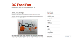 Desktop Screenshot of dcfoodfun.wordpress.com