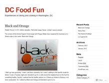 Tablet Screenshot of dcfoodfun.wordpress.com